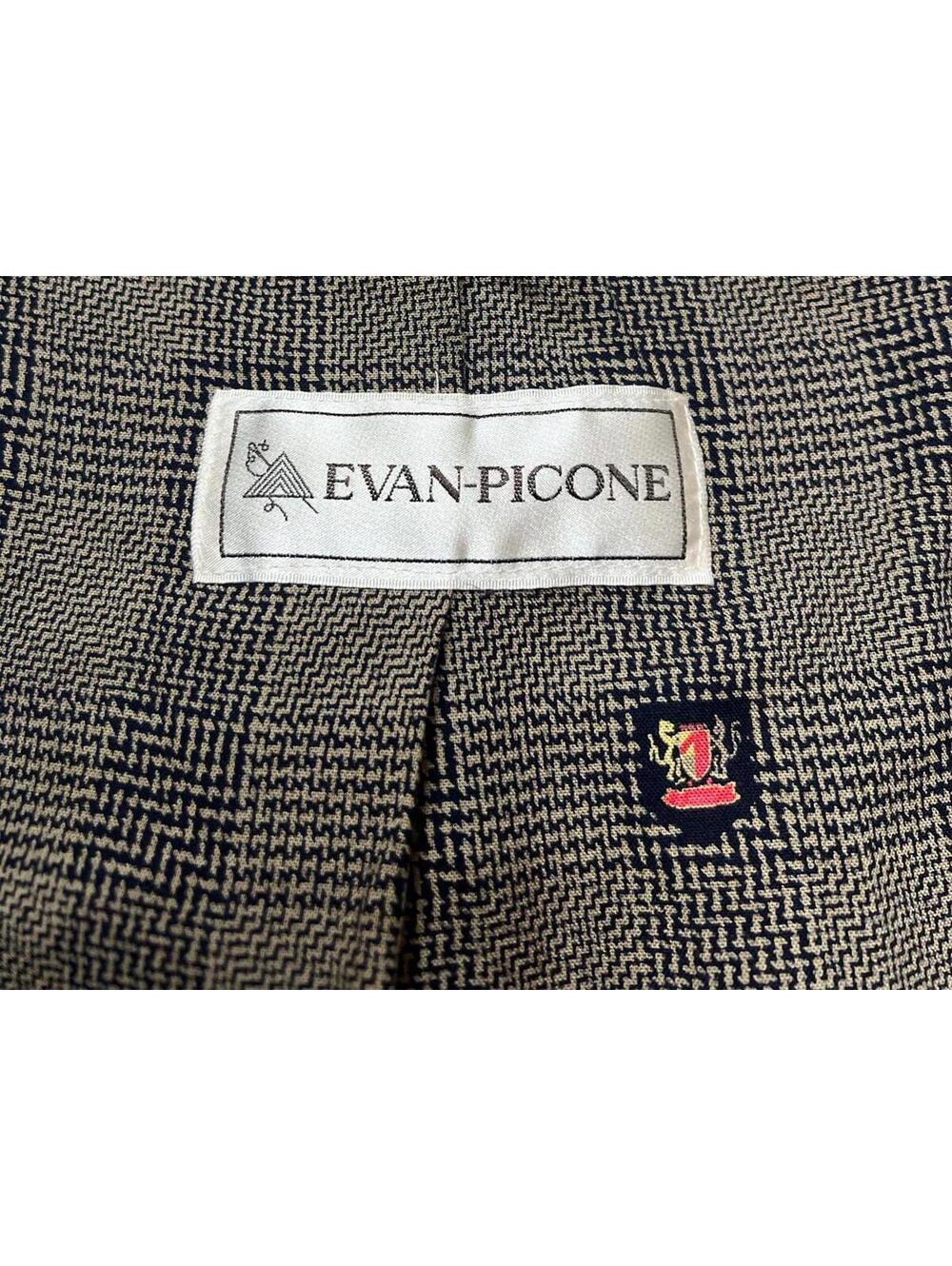Vintage 90s Evan-Picone Preppy Trench Coat • Classic Tan • Patterned Lining-Med - Picture 5 of 9